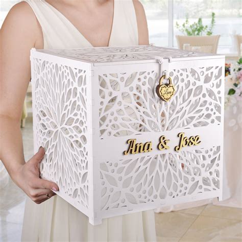 wedding card boxes with lock